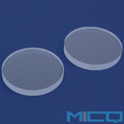 Polished Sapphire Quartz Round Plates Quartz Glass Fabrication - China ...