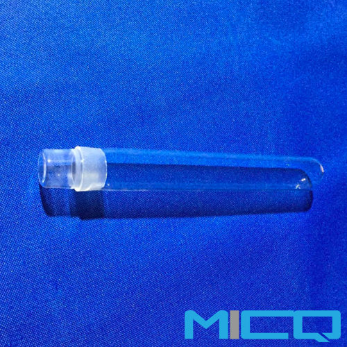 Quartz Test Tube with Standard Ground Taper Joints