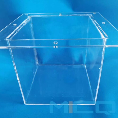 Large Size Quartz Tank with Perforated Flange 4