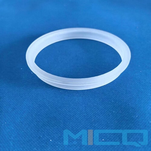 Glass Quartz Ring Good Price for Quartz Tube Flange With Step 2